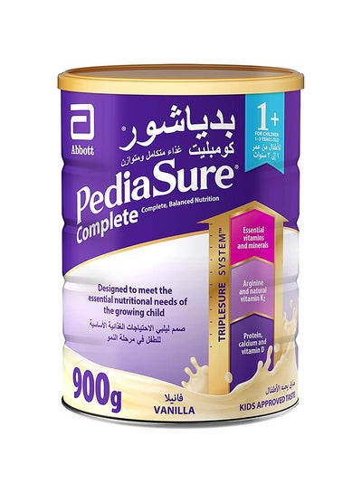 اشتري Pediasure Complete 1 Plus Vanilla Nutrition Powder 900 G 900grams في الامارات