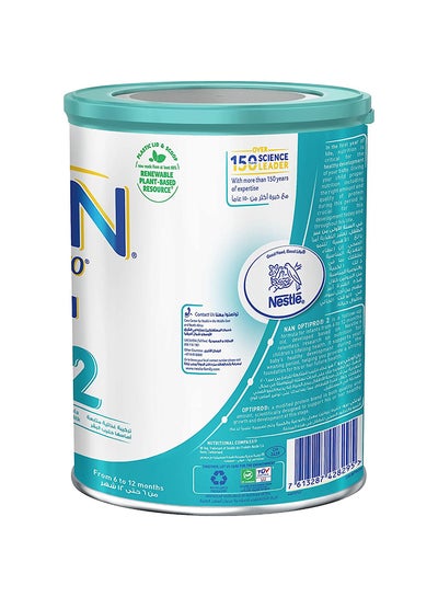 Buy Nan Optipro 2 Follow Up Formula 6 to 12 Months 400g 400grams in UAE