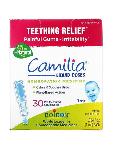 Buy Camilia Teething Relief Homeopathi Medicine - 30 Single Doses in Saudi Arabia