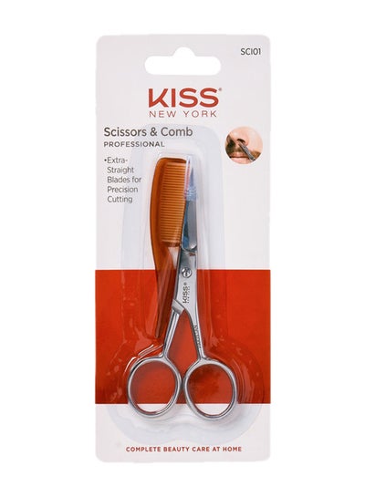 Buy Grooming Scissors Silver in UAE