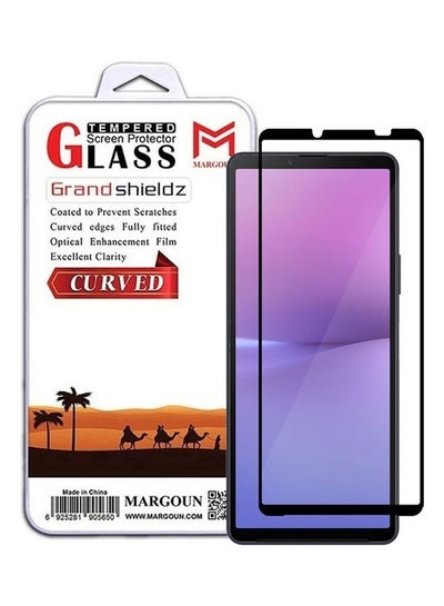 Buy Sony Xperia 10 V Screen Protector Tempered Glass Full Glue Back Clear in UAE