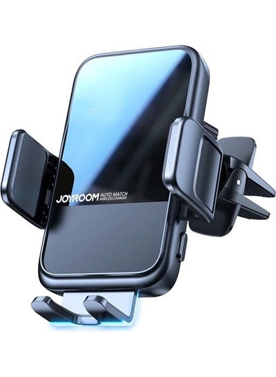 اشتري JR-ZS298 Auto Match Air Vent Wireless Car Charger Holder Black في الامارات