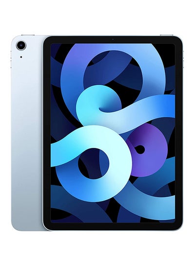 اشتري iPad Air 2020 (4th Generation) 10.9-inch 64GB WiFi 4G LTE Sky Blue with Facetime - International Version في الامارات
