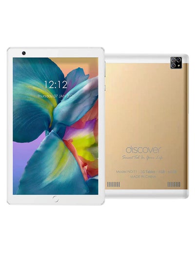 Buy 8inch Smart Tablet T1 5G Android Tab with 64GB ROM 4GB RAM 8Core Dual-Sim Wifi (Gold) in UAE