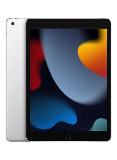 Buy iPad 2021 (9th Generation) 10.2-Inch, 256GB, WiFi, Silver With Facetime - International Version in UAE