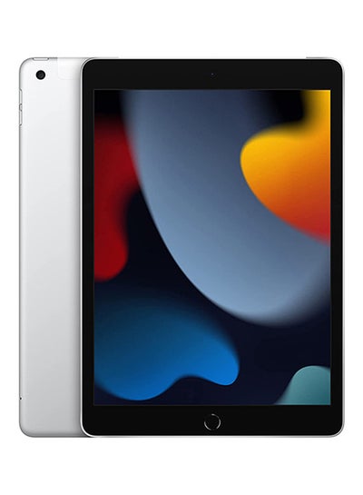 Buy iPad 2021 (9th Generation) 10.2-Inch, 64GB, WiFi, Silver With Facetime - International Version in Saudi Arabia