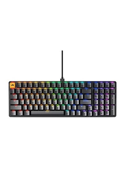 اشتري Glorious GMMK 2 96% Arabic & English RGB Gaming -TKL Hot Swappable Mechanical Keyboard, Linear Switches, Wired, TKL Gaming & Full-size - Black RGB Keyboard في الامارات