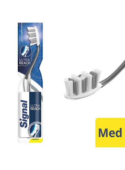 Buy Toothbrush Ultra Reach Medium Multicolour in Saudi Arabia