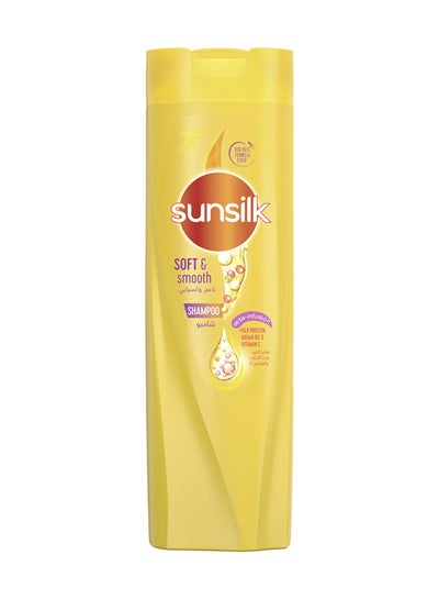 Buy Shampoo For Soft And Smooth Hair With Silk Protein Argan Oil And Vitamin C 400ml in UAE