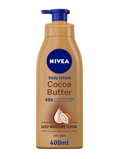 Buy Cocoa Butter Body Lotion, Vitamin E, Dry Skin 400ml in UAE