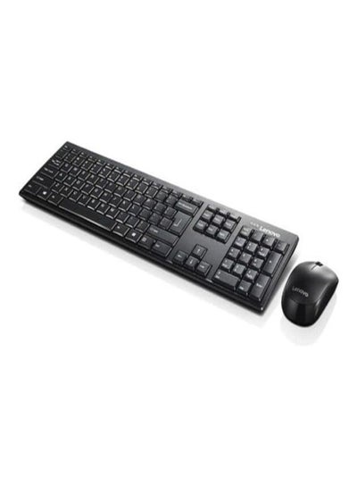 Buy Pack Of 5 Lenovo 100 Wireless Keyboard And Mouse Combo Black in UAE