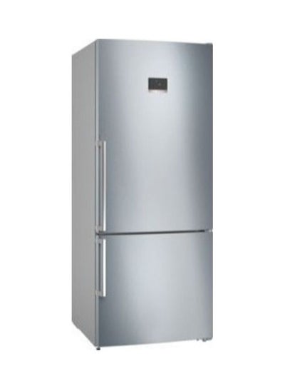 Buy Refrigerator Series 6 With Freezer At Bottom Net Capacity 526 Liter Multi Airflow System Stainless Steel With Anti-Fingerprint KGN76CI3E8 Silver in Egypt