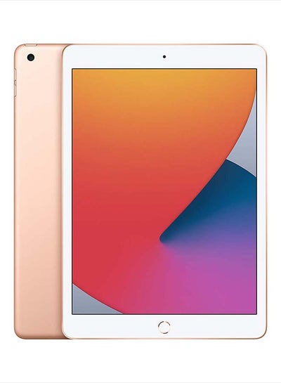 Buy iPad 2020 (8th Generation) 10.2-inch 32GB WiFi 4G LTE Gold With Facetime - International Version in UAE