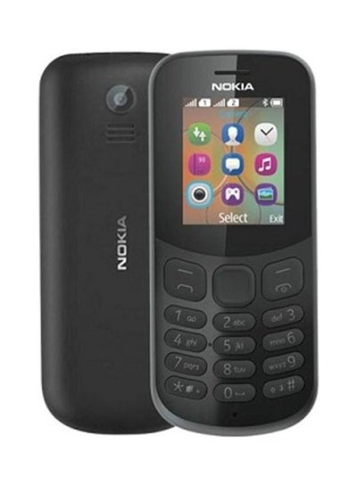اشتري هاتف 130 ثنائي الشريحة بذاكرة رام 4 ميجابايت ويدعم تقنية 4G بلون أسود في مصر