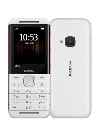 اشتري هاتف 5310 ثنائي الشريحة بذاكرة رام سعة 8 جيجابايت وذاكرة داخلية سعة 16 جيجابايت GSM بلون أبيض وأحمر في مصر