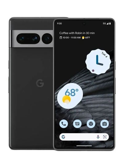 Buy Pixel 7 Pro Obsidian 12GB RAM 256GB 5G - International Version in Saudi Arabia