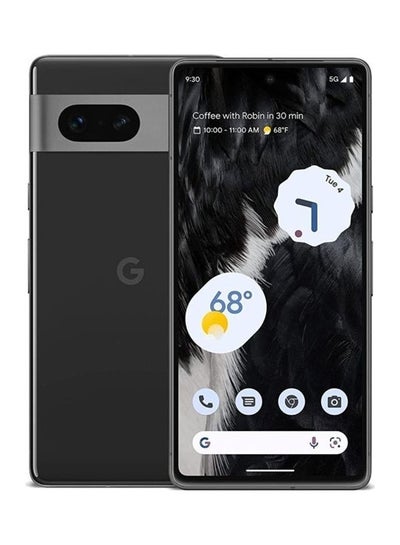 Buy Pixel 7 Obsidian / Noir Volcanique 8GB RAM 128GB 5G - International Version in Saudi Arabia