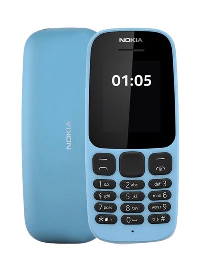 Buy Mobile 105 Light Blue  32MB RAM 16MB 4G - Middle East Version in Saudi Arabia