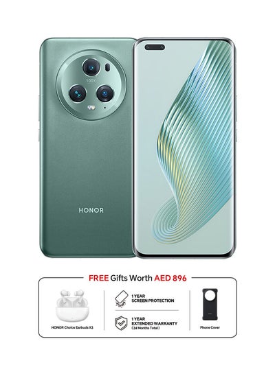 Honor 90 Dual-SIM 512GB ROM + 12GB RAM (GSM  CDMA) Factory Unlocked 5G  Smartphone (Emerald Green) - International Version 