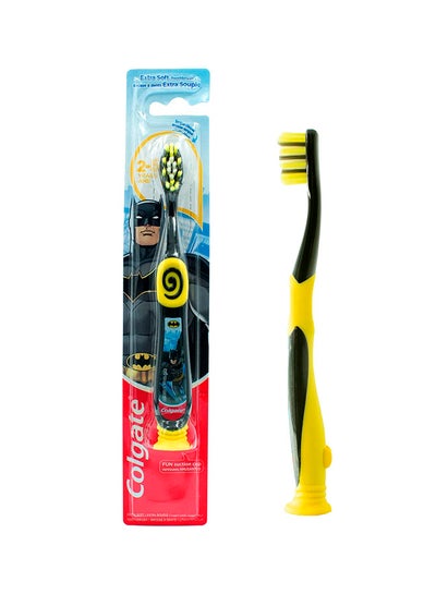 Buy Barbie And Batman Assorted 2-5 Years Extra Soft Manual Toothbrush Kids 1Piece in UAE