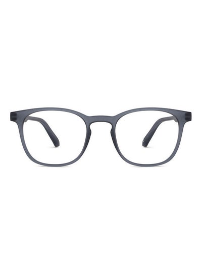 Buy Hustlr | Peyush Bansal Glasses For Eye Protection From Digital Screens | Computer Glasses With Blue Cut And UV Protection | Lightweight Specs Zero Power | Medium | Grey in UAE