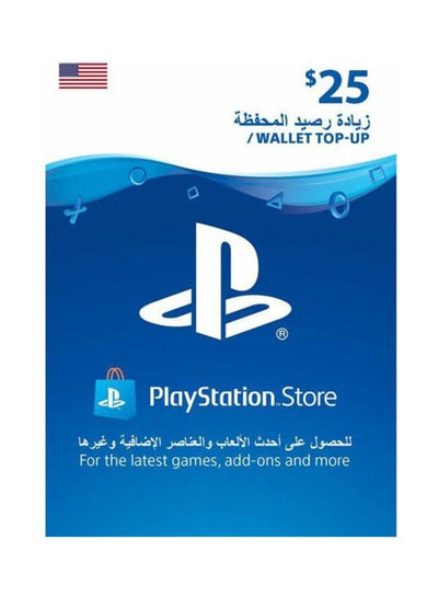 Buy Playstation US 25 USD Gift Card in Egypt