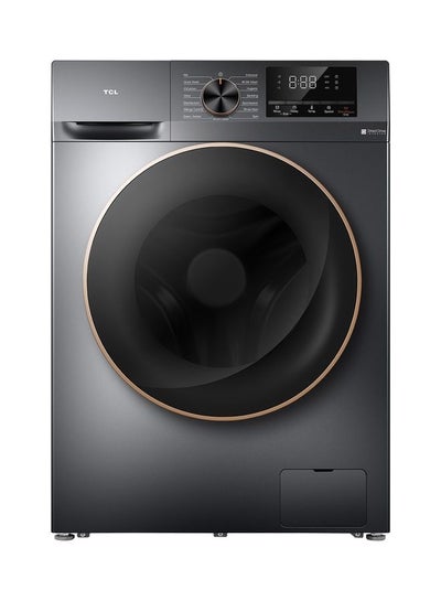 Buy Direct Drive Front Loading Washing Machine, 1200 Rpm 15 Programs, Fully Automatic Washer With Inverter Motor, Led Display, Delay Start And Child Lock, 5 Stars Rating 10.0 kg P210FLG Dark Grey in UAE