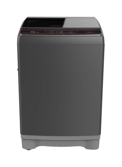 اشتري Fully Automatic Loading Washing Machine, 8 Programs, Large Size Top Load Washer With Spin Dry, LED Display, Child Safety Lock, Tempered Glass Lid 16.0 kg F116TLS Grey في الامارات