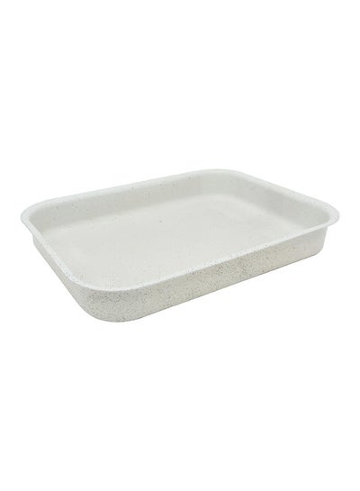 Buy Aluminium Roasting Pan Beige 33x25cm in Saudi Arabia