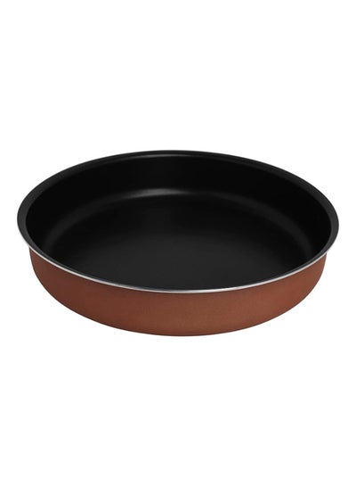 Buy Aluminium Round Tray Brown/Black 40cm in Saudi Arabia