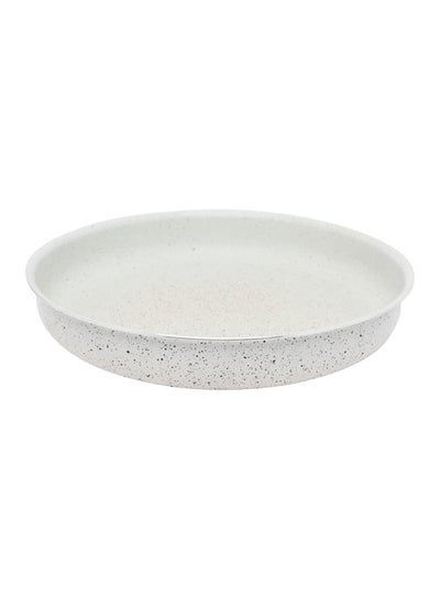 Buy Aluminium Round Tray Beige 38cm in Saudi Arabia