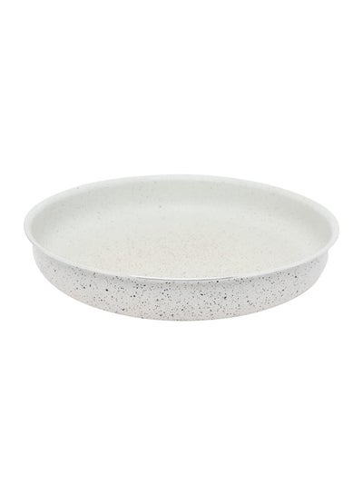 Buy Aluminium Round Tray Beige 36cm in Saudi Arabia