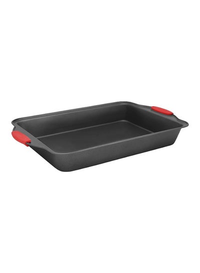 Buy Roaster Pan Black/Red 40.5x25.5x5cm in Saudi Arabia