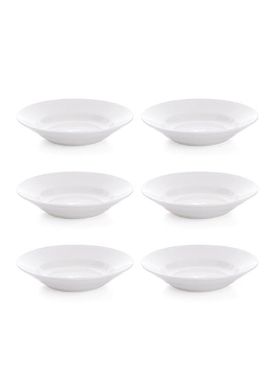 Buy 6-Piece Bowls White 7inch in Saudi Arabia