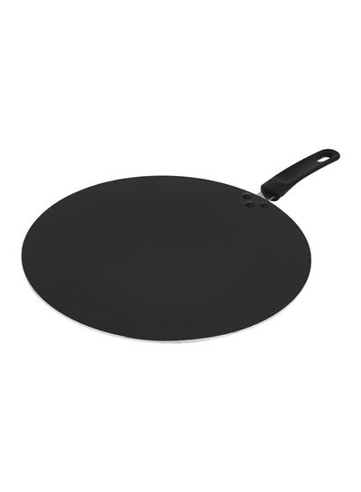 Buy Aluminium Flat Pan Black/Brown 28cm in Saudi Arabia