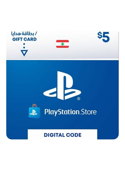 Buy Playstation Lebanon 5 USD Gift Card in Egypt