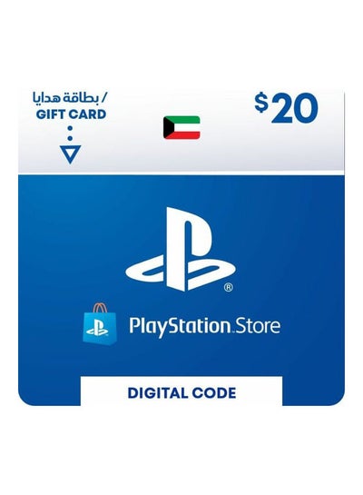 Buy Playstation Kuwait 20 USD Gift Card in Egypt