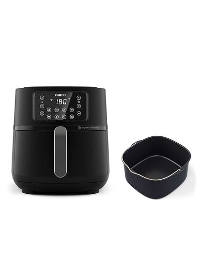 Buy Airfryer 5000 Series XXL Connected 7.2 L 2000 W HD9285/93 Black/Silver in UAE