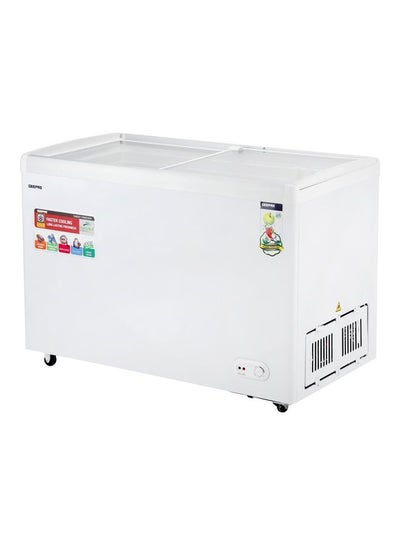 Buy Chest Showcase Freezer Storage Capacity 425 L Convertible Freezer And Fridge Function Faster Cooling Long Lasting Freshness With Temperature Control 250.0 W GCF4220SG White in UAE