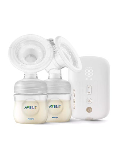 اشتري Natural Twin Electric Cordless Breast Pump Scf398/11 في الامارات