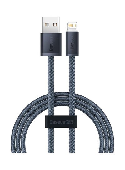 Buy Dynamic Series Fast Charging Data Cable USB to iP 2.4A 1m Slate Grey in Egypt