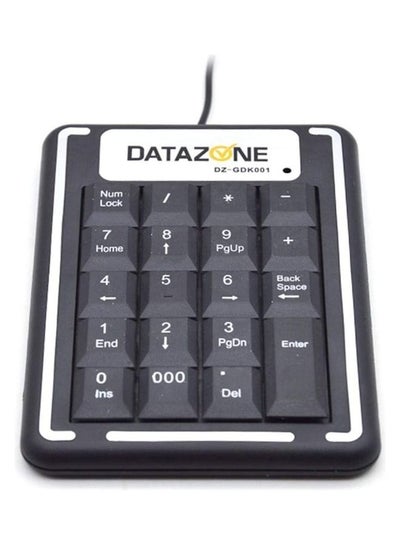 اشتري Small Numerical USB Keyboard For Accounting Calculations Black في السعودية