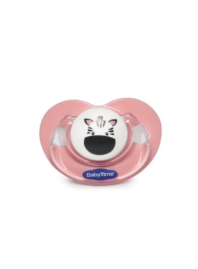 Buy Silicone Ort Soother Opaque With acover Pink Girl in Egypt