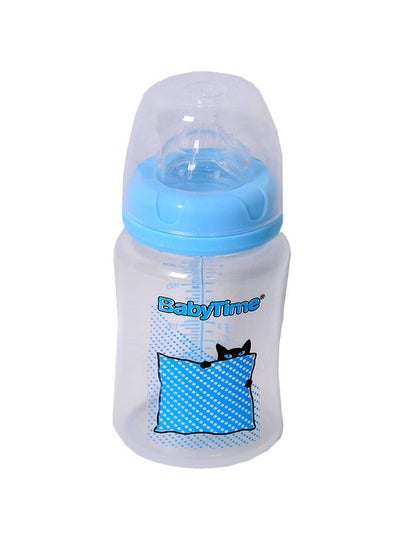 Buy Wide Neck Bottle 250ml blue cat in Egypt