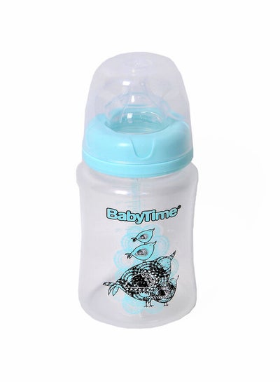 Buy Wide Neck Bottle 250ml baby blue bird in Egypt