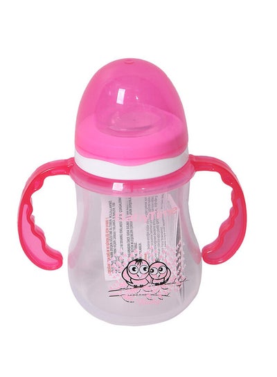 Buy Non-Drip Handled Cup 250 ml pink bird in Egypt