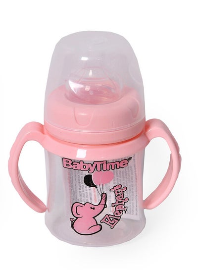 Buy Wide Neck Bottle With Handle 150ml pink elephant in Egypt