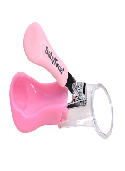 Buy Nail Clipper With Magnifier pink in Egypt