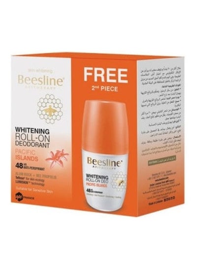 اشتري Beesline Deodorant Roll On Whitening 2 For 1 50ml في مصر