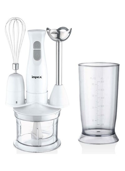 اشتري Hand Blender Set 500.0 ml 300.0 W HB 3207 White/Silver في السعودية